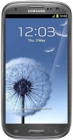 Смартфон Samsung Galaxy S3 GT-I9300 16Gb Titanium grey - Слободской
